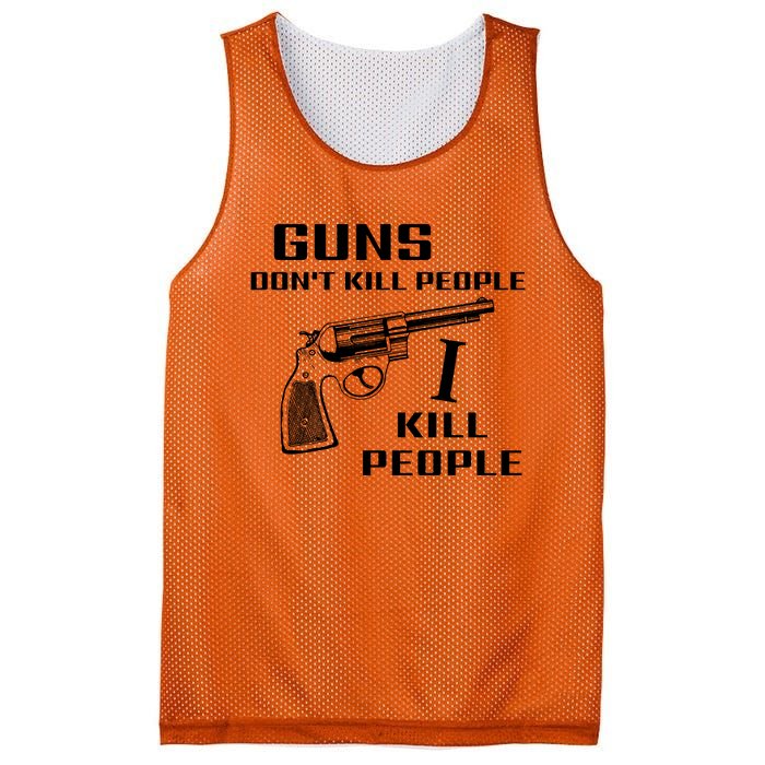 Guns Dont Kill People I Do Mesh Reversible Basketball Jersey Tank