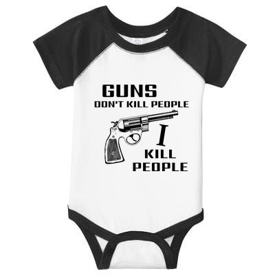 Guns Dont Kill People I Do Infant Baby Jersey Bodysuit