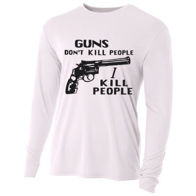 Guns Don’T Kill People I Kill People Cooling Performance Long Sleeve Crew