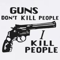 Guns Don’T Kill People I Kill People Premium T-Shirt
