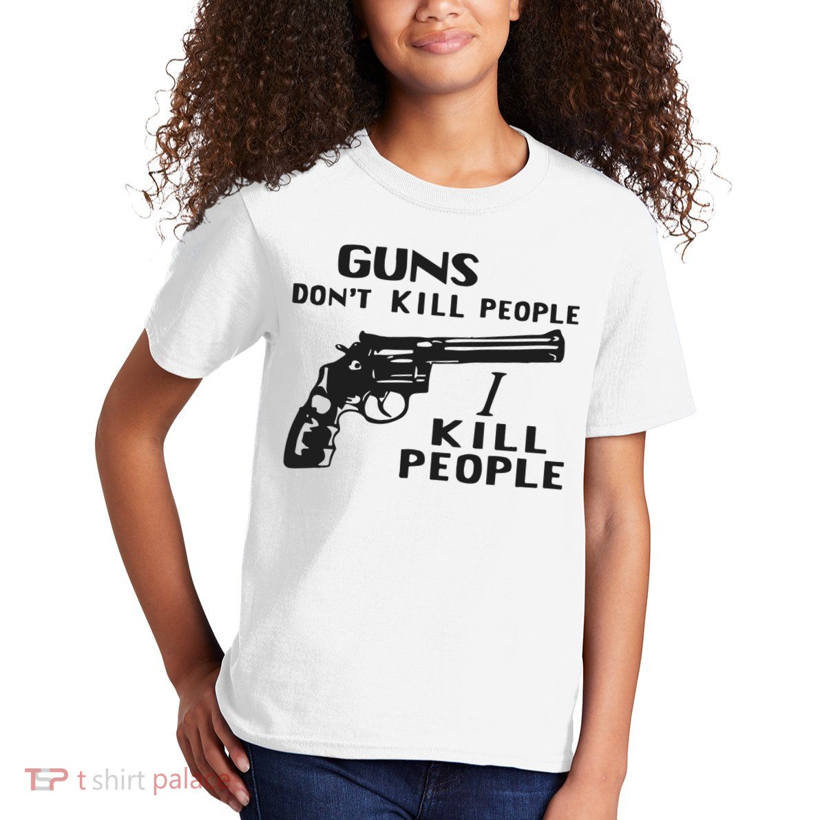 Guns Don’T Kill People I Kill People Kids T-Shirt