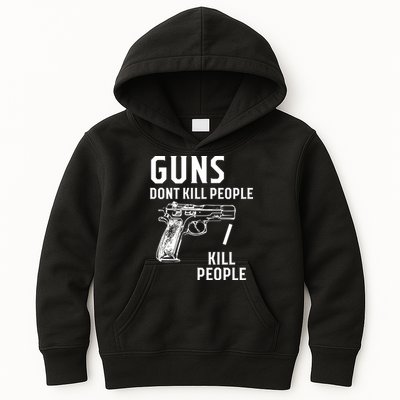 Guns Dont Kill People I Do Kids Hoodie