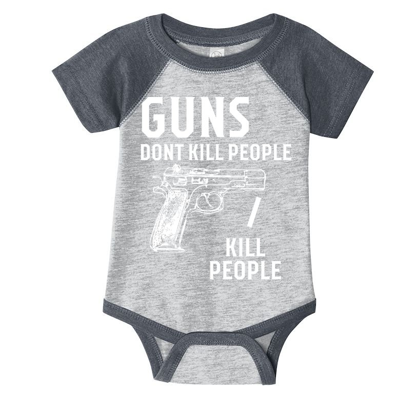 Guns Dont Kill People I Do Infant Baby Jersey Bodysuit