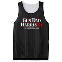 Gus Dad Kamala Harris Waltz Tim Walz We Are Not Going Back Mesh Reversible Basketball Jersey Tank