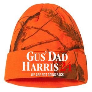 Gus Dad Kamala Harris Waltz Tim Walz We Are Not Going Back Kati Licensed 12" Camo Beanie