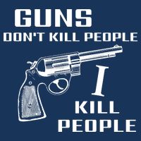 Guns Dont Kill People I Do Drawstring Bag