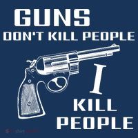 Guns Dont Kill People I Do Flatbill Hat