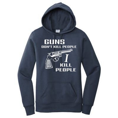 Guns Dont Kill People I Do Women's Pullover Hoodie