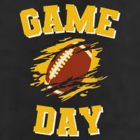 Game Day Kick Off Football Black And Yellow Team Fan Adult Drive Performance Visor
