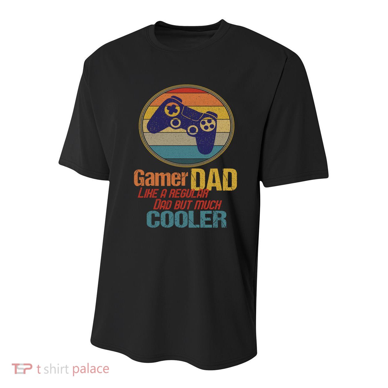 Gaming Dad Like A Regular Dad But Way Cooler Vintage Gamer Gift Youth Performance Sprint T-Shirt
