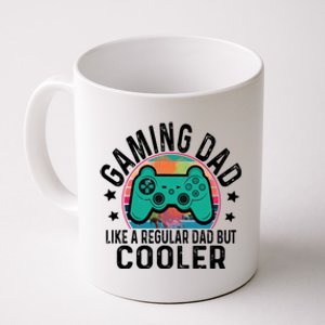 Gaming Dad Like A Regular Dad Cooler Fathers Day Gamer Humor Cool Gift Coffee Mug