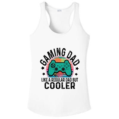 Gaming Dad Like A Regular Dad Cooler Fathers Day Gamer Humor Cool Gift Ladies PosiCharge Competitor Racerback Tank