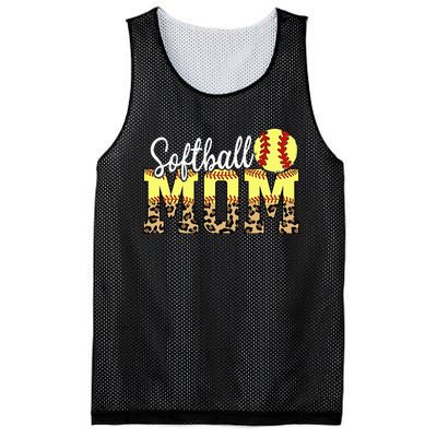 Game Day Leopard Baseball Softball Mom Life Mesh Reversible Basketball Jersey Tank