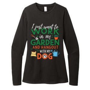 Gardening Dog Lover Plants Gardener Garden Womens CVC Long Sleeve Shirt