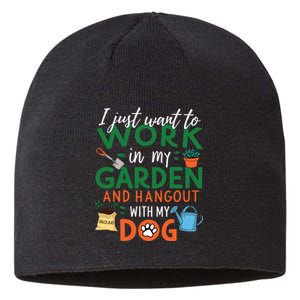 Gardening Dog Lover Plants Gardener Garden Sustainable Beanie