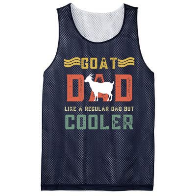 Goat Dad Like A Regular Dad But Cooler Mesh Reversible Basketball Jersey Tank