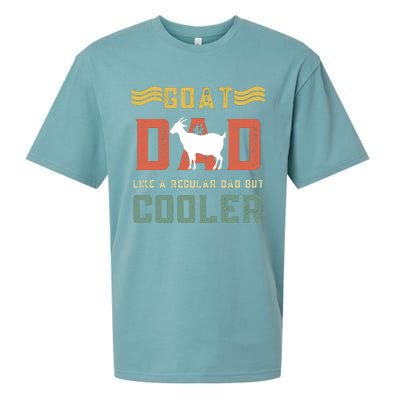 Goat Dad Like A Regular Dad But Cooler Sueded Cloud Jersey T-Shirt