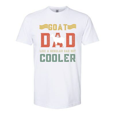 Goat Dad Like A Regular Dad But Cooler Softstyle CVC T-Shirt