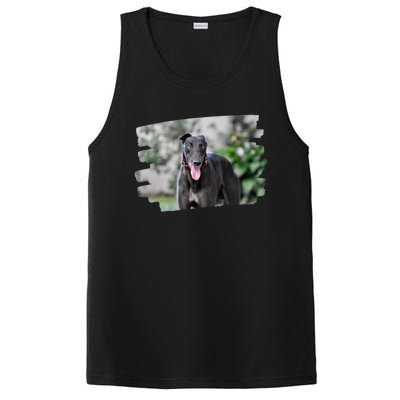 Greyhound Dog Lover Gift PosiCharge Competitor Tank