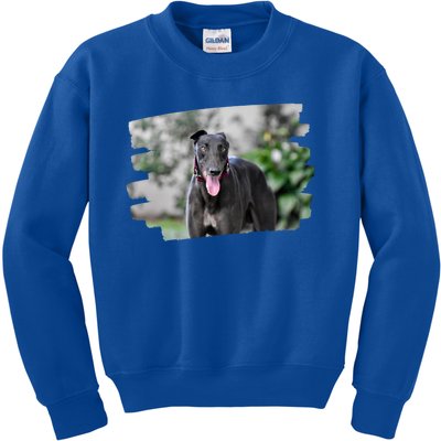 Greyhound Dog Lover Gift Kids Sweatshirt