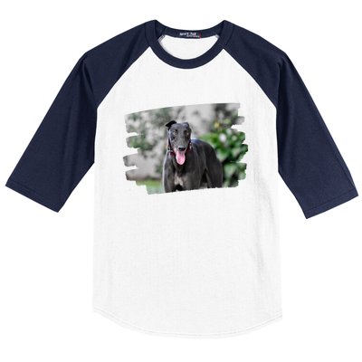 Greyhound Dog Lover Gift Baseball Sleeve Shirt