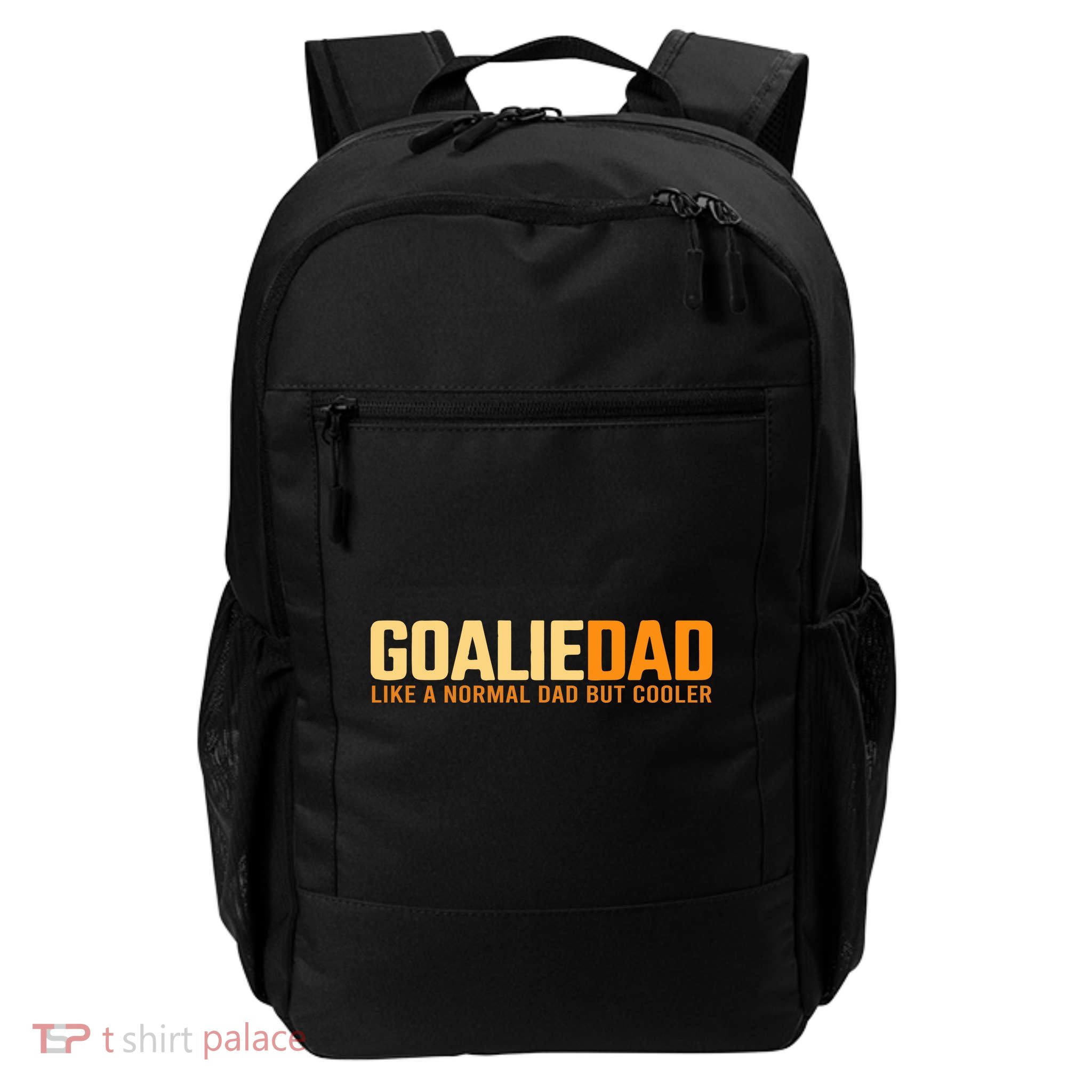 Goalie Dad Like A Normal Dad But Cooler Father's Day Gift Backpack