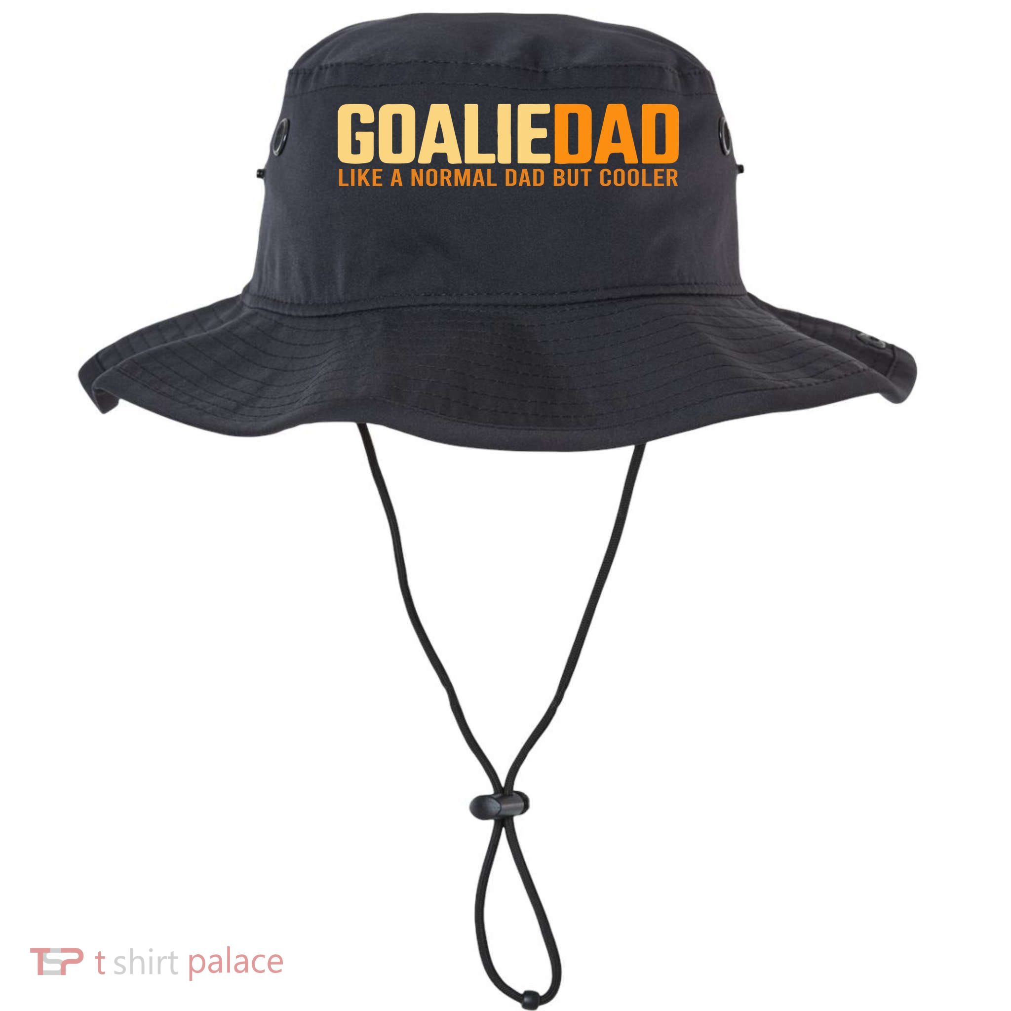 Goalie Dad Like A Normal Dad But Cooler Father's Day Gift Bucket Hat