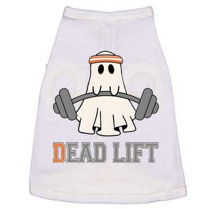 Ghost Dead Lift Halloween Ghost Gym Gymer Doggie Tank