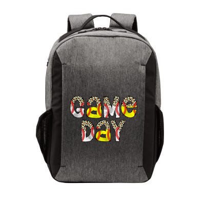 Game Day Leopard Baseball Softball Mom Life Vector Backpack