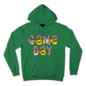 Game Day Leopard Baseball Softball Mom Life Hoodie