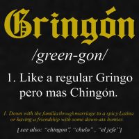Gringon Definition Like A Regular Gringo Funny Ladies PosiCharge Tri-Blend Wicking Tank