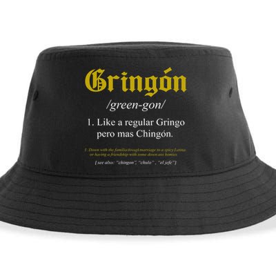 Gringon Definition Like A Regular Gringo Funny Sustainable Bucket Hat