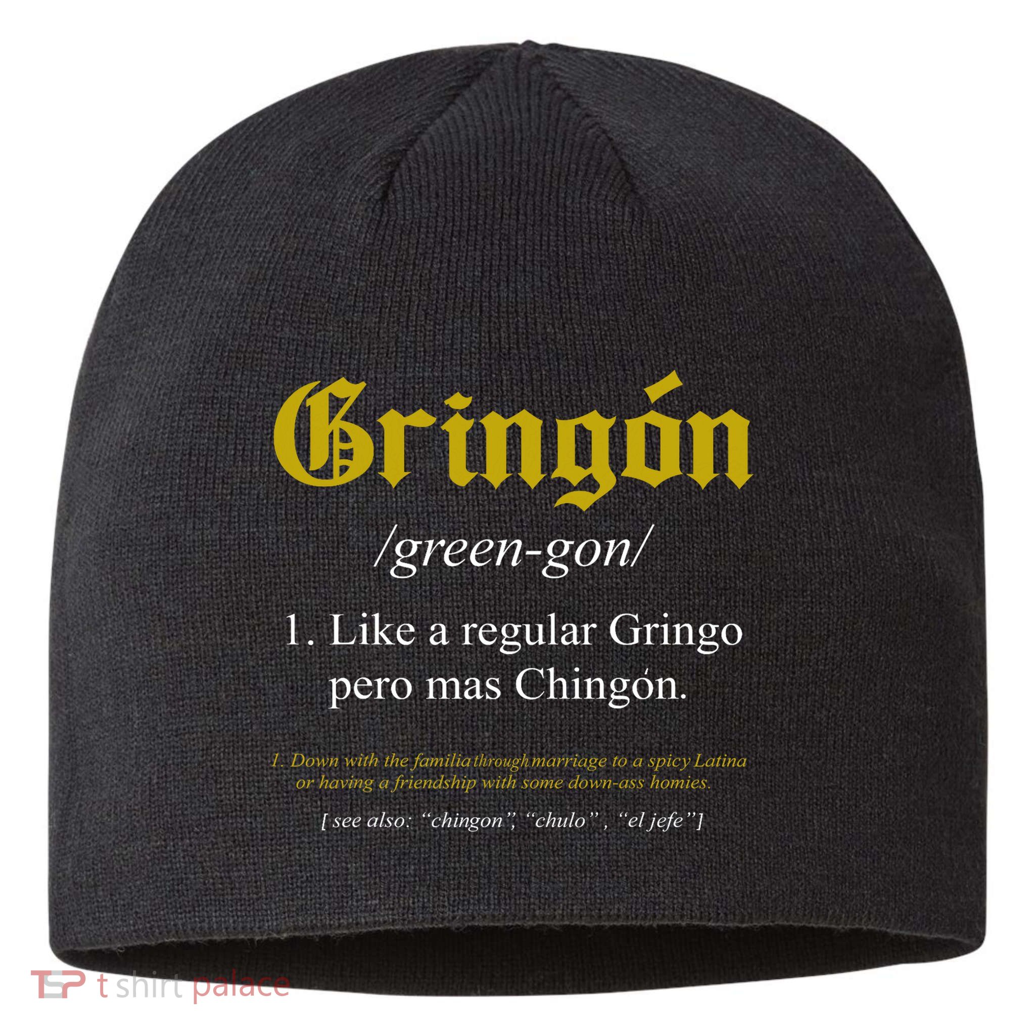 Gringon Definition Like A Regular Gringo Funny Sustainable Beanie