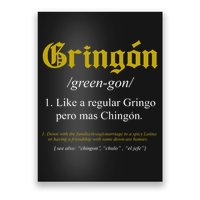 Gringon Definition Like A Regular Gringo Funny Poster