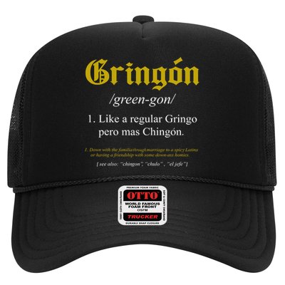 Gringon Definition Like A Regular Gringo Funny Trucker Hat