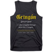 Gringon Definition Like A Regular Gringo Funny Tank Top