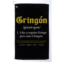 Gringon Definition Like A Regular Gringo Funny Golf Towel