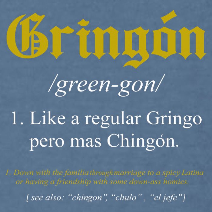 Gringon Definition Like A Regular Gringo Funny Garment-Dyed Sweatshirt