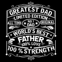 Greatest Dad Limited Edition All Time No Cooling Performance Crew T-Shirt