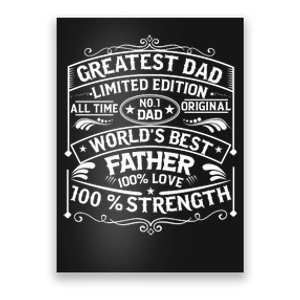 Greatest Dad Limited Edition All Time No Poster