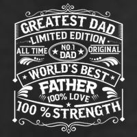 Greatest Dad Limited Edition All Time No 25L Jumbo Tote