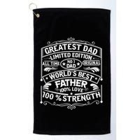 Greatest Dad Limited Edition All Time No Golf Towel