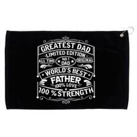 Greatest Dad Limited Edition All Time No Grommeted Golf Towel