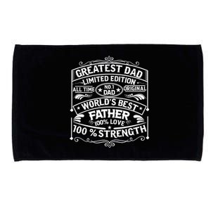 Greatest Dad Limited Edition All Time No Microfiber Hand Towel