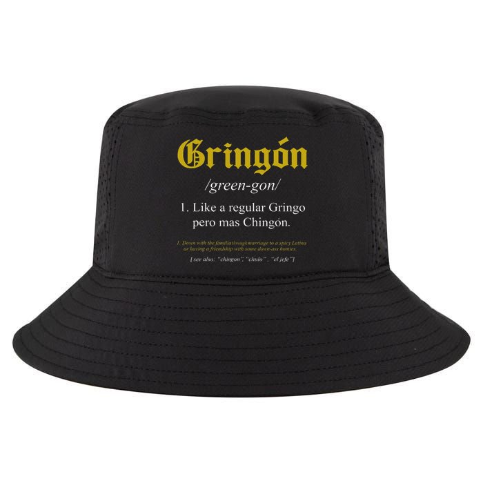 Gringon Definition Like a regular Gringo funny Cool Comfort Performance Bucket Hat