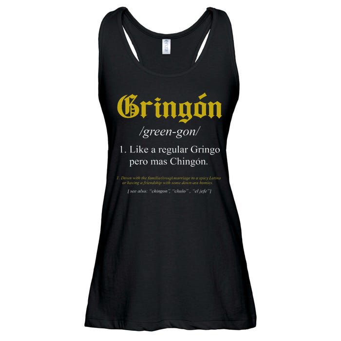 Gringon Definition Like a regular Gringo funny Ladies Essential Flowy Tank
