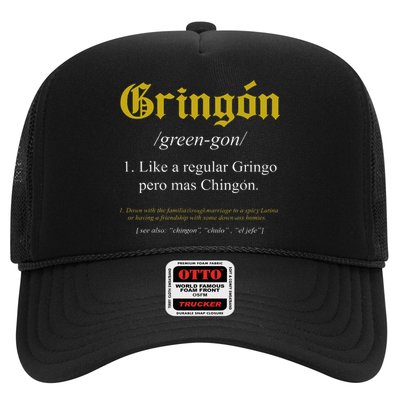 Gringon Definition Like a regular Gringo funny Trucker Hat