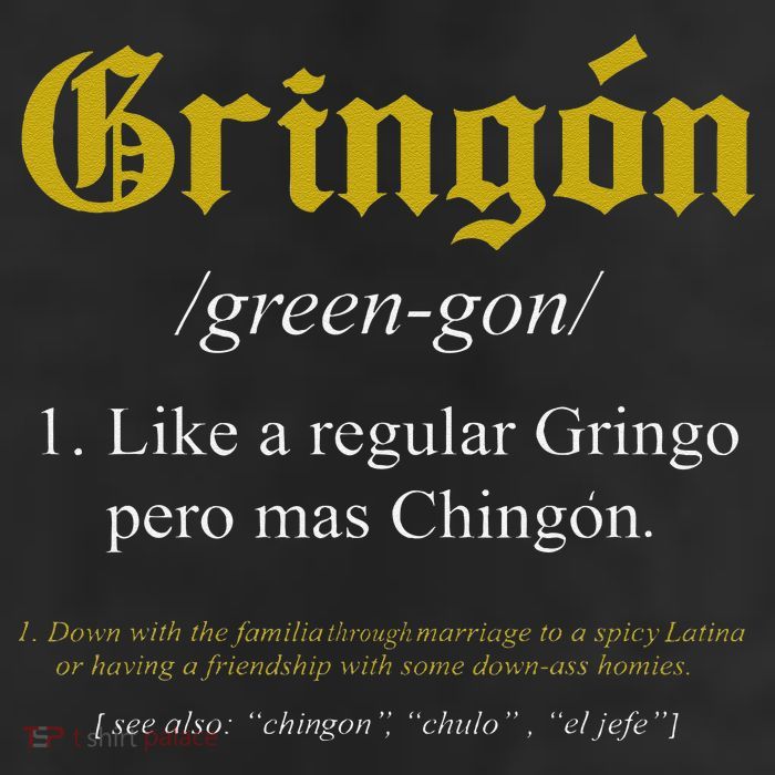 Gringon Definition Like a regular Gringo funny Trucker Hat