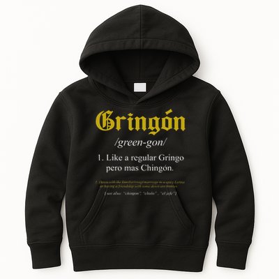 Gringon Definition Like a regular Gringo funny Kids Hoodie