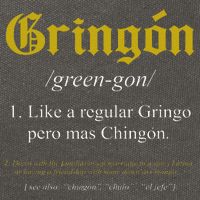 Gringon Definition Like a regular Gringo funny Cotton Canvas Backpack